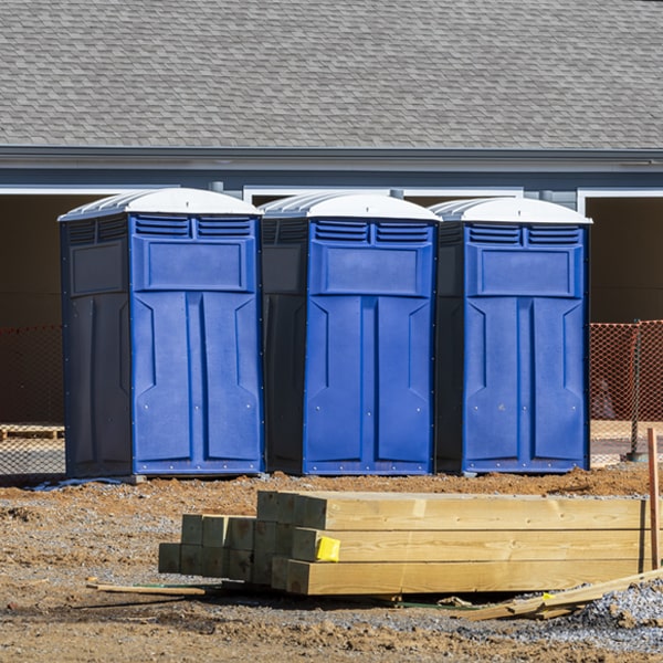 do you offer hand sanitizer dispensers inside the portable toilets in Nichols